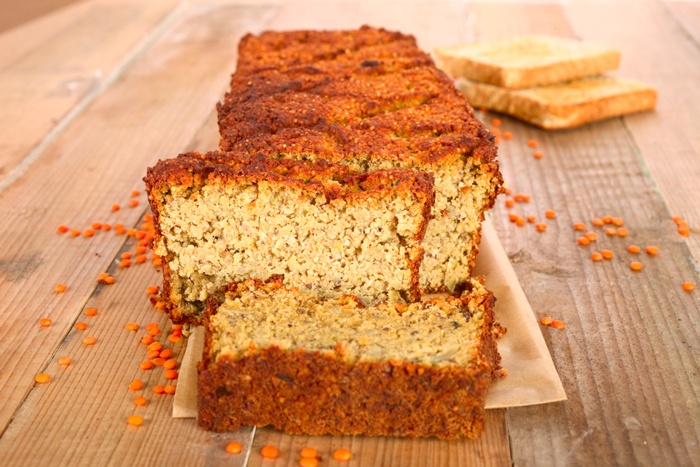 Cauliflower Lentil Loaf